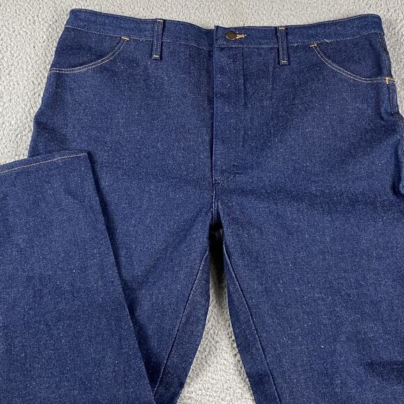 Rustler Straight Leg Denim Jeans Men's 44x30 Workwear Heavyweight New NWT - Picture 9 of 11